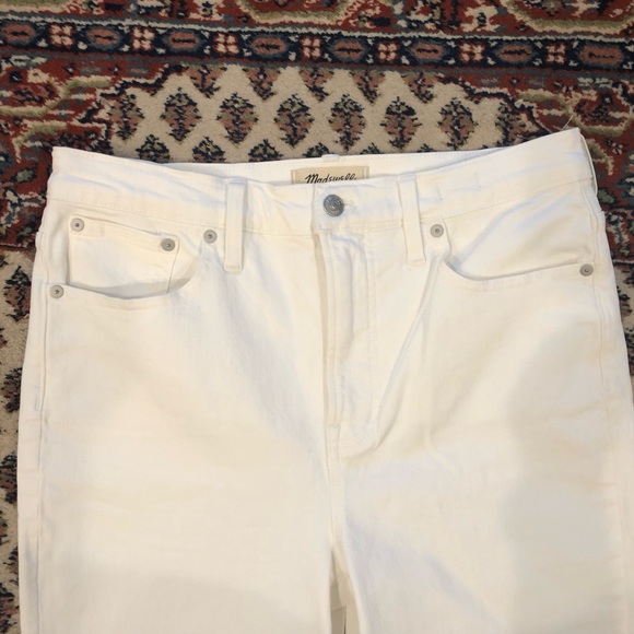 ✨✨HP✨✨MADEWELL NWOT The Perfect Straight Vintage Jean Tile White Denim 29 - Picture 3 of 7